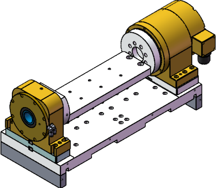 High Precision Hollow DD Rotary Table Pneumatic Brake Type for Machine Tool ZRTZDZ-300-H80-A60-300-DMC7-01